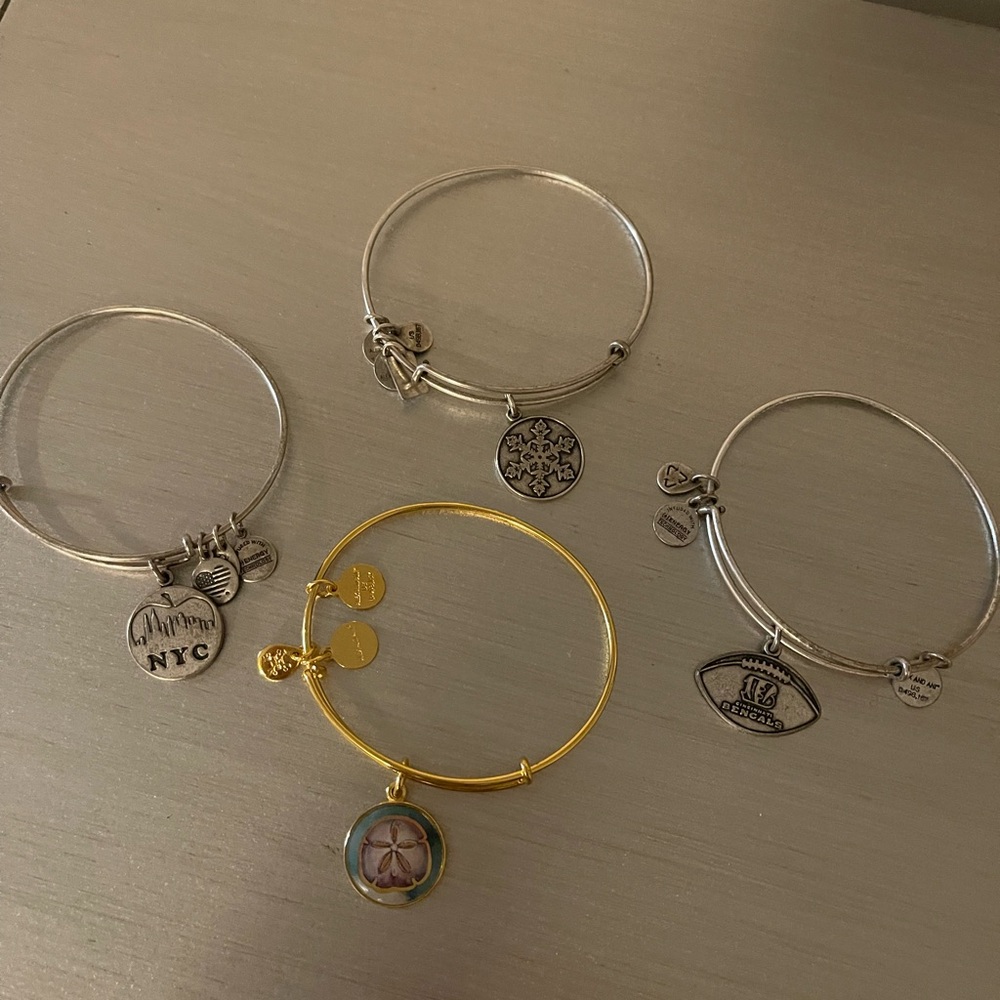 Alex and Ani Bracelet Set